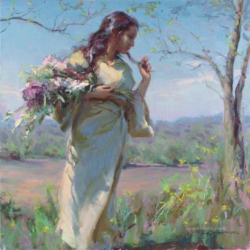 Pretty Lady DFG 25 Impressionist Oil Paintings